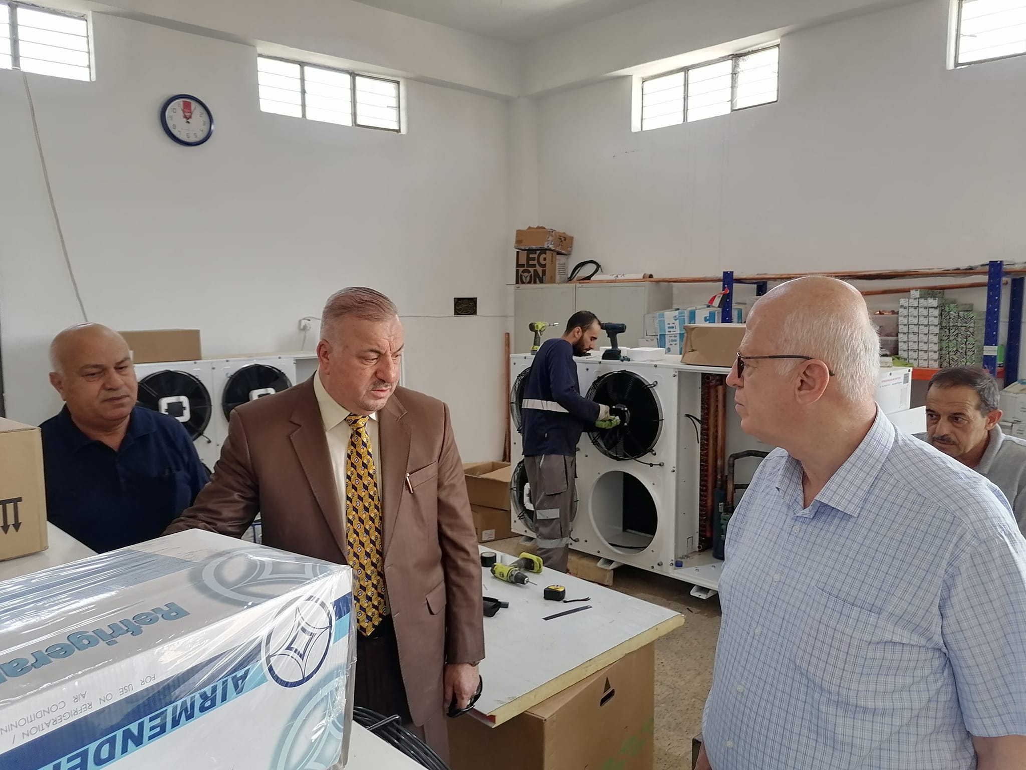 A visit from the Nineveh Chamber of Industry
